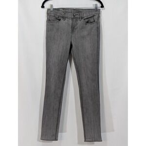 Madewell Skinny Skinny Ankle Jeans Thunder Cloud Gray Wash 28 Stretch